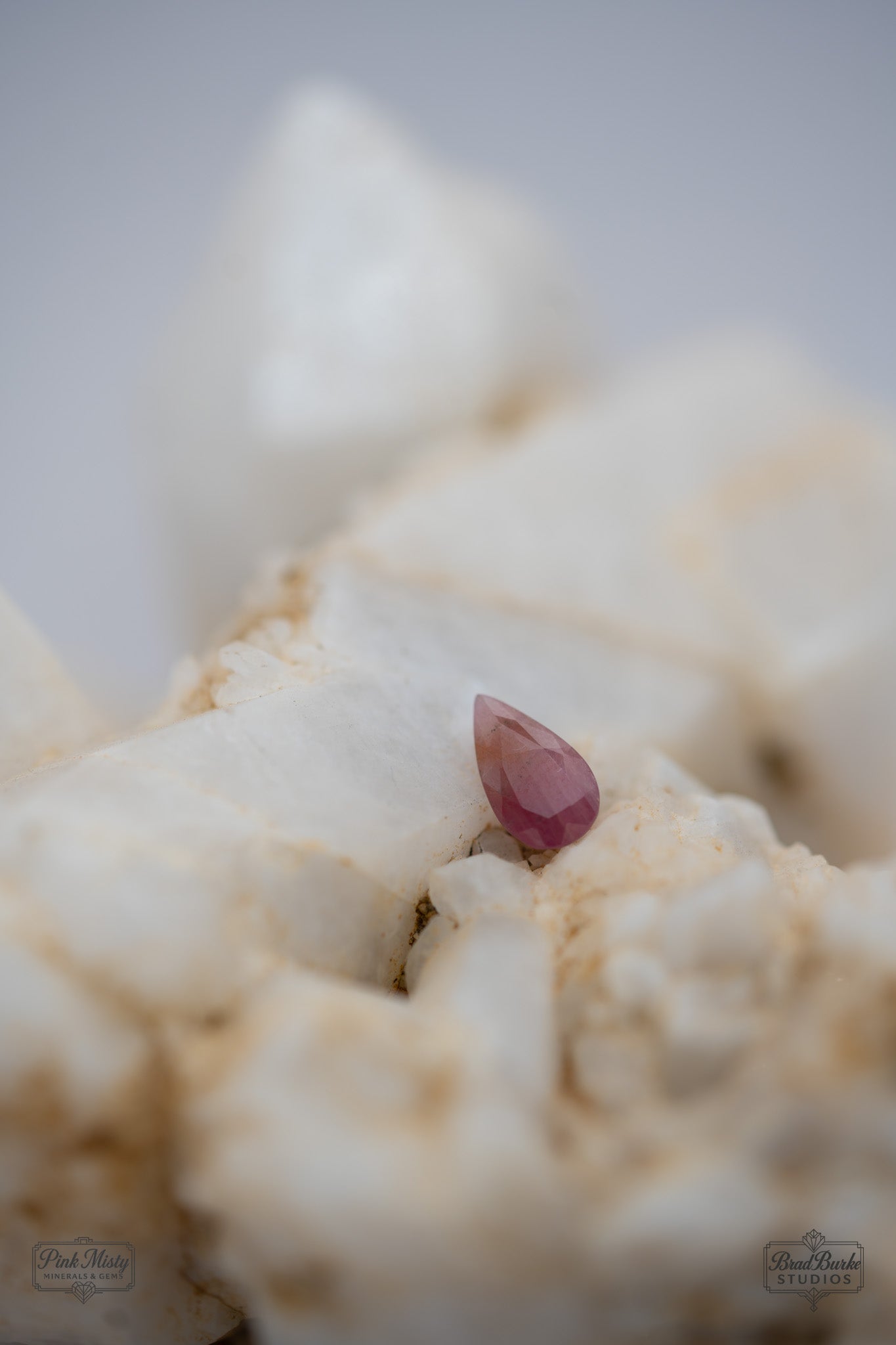 Rare Pear Shape Sapphire from Wyoming