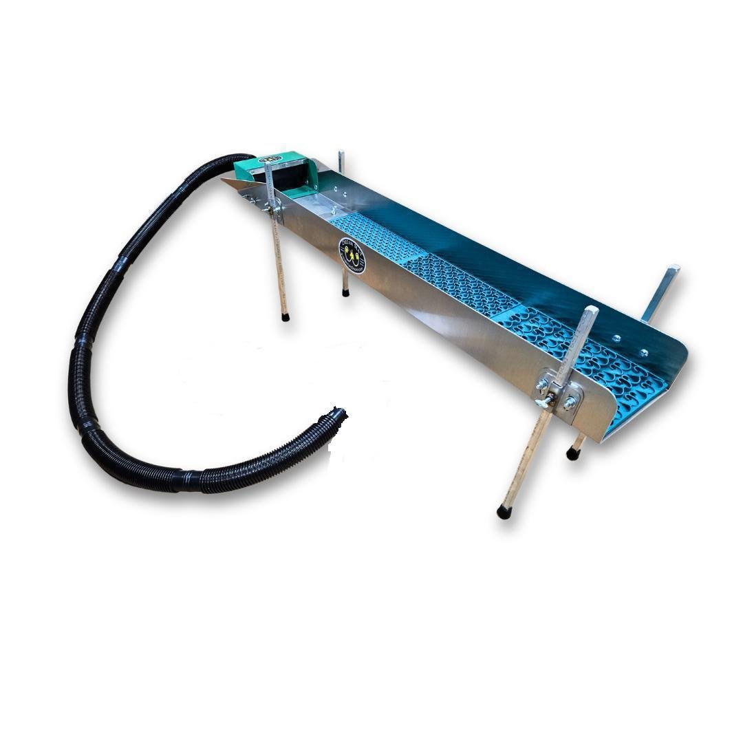 8X47 Power Sluice Box Kit with Dream Mat + 18" leg Kit | Gold Prospecting Equipment
