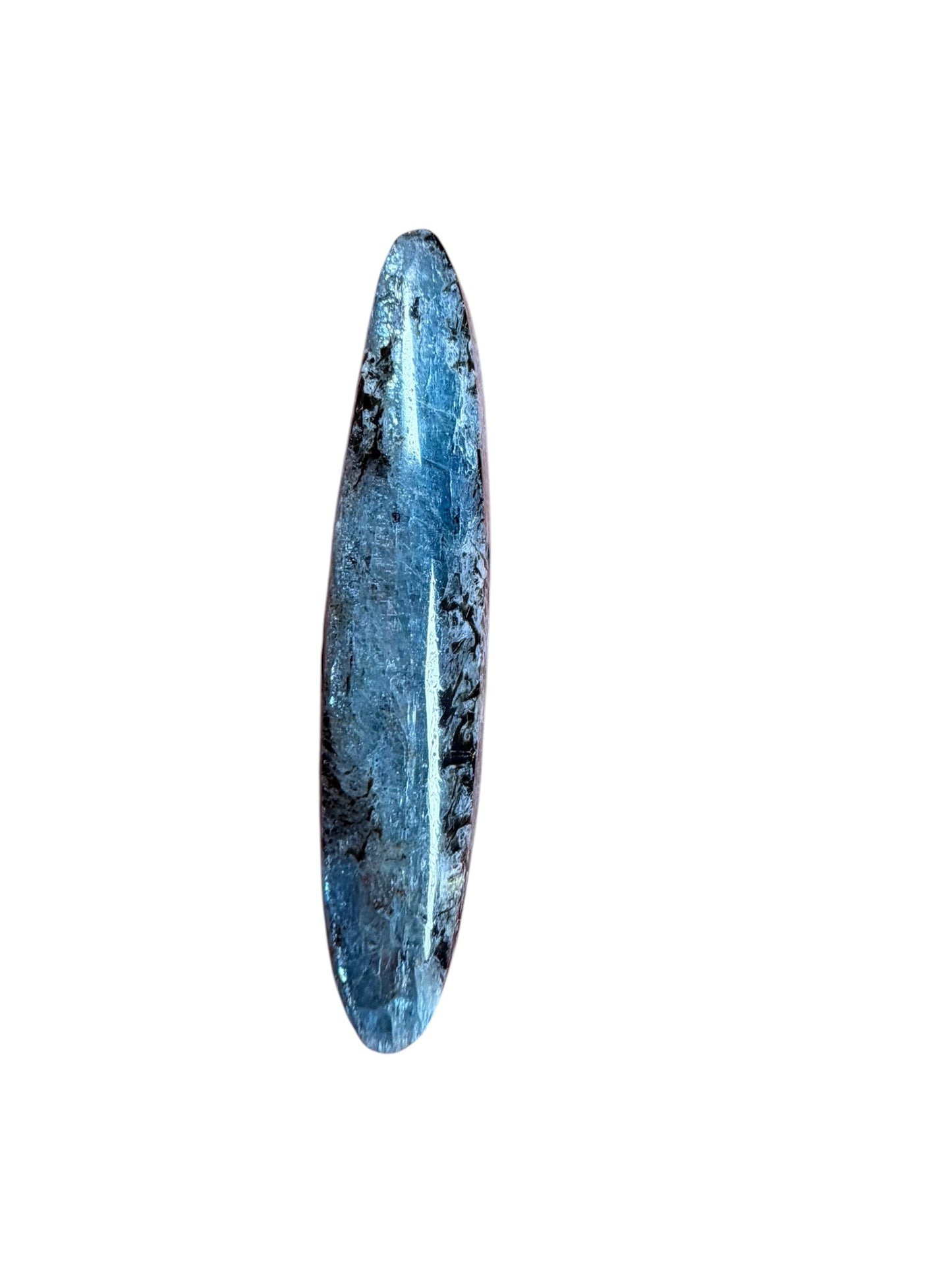 Wyoming Cabochon Kyanite Blade — Piece 3 | ~2 Inch Premium Specimen