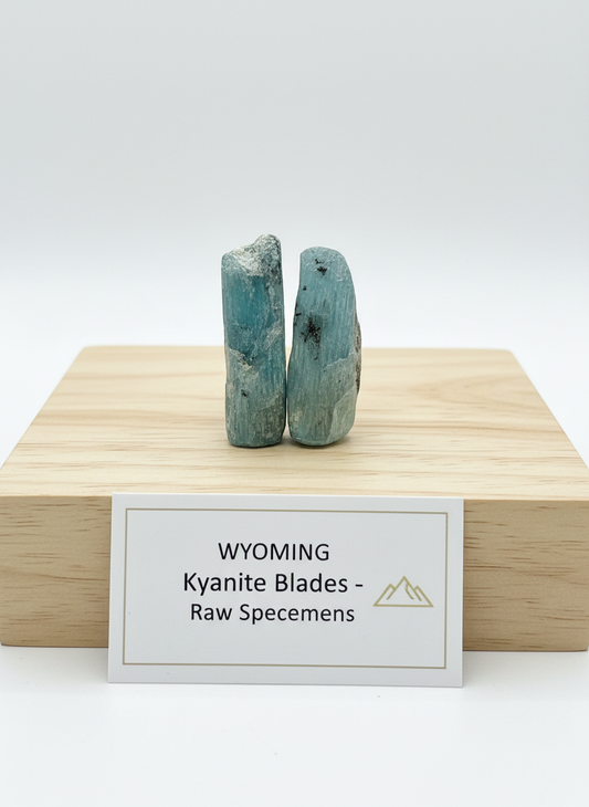 Celestial Crown Luxe Gift Set - Premium Wyoming Kyanite, Ruby & Cosmic Stardust