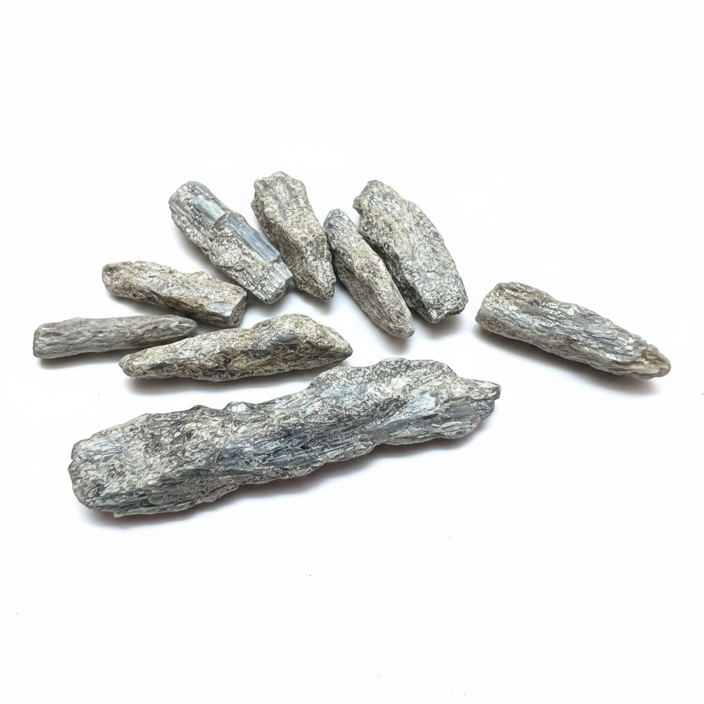 Rough Kyanite Blades in Biotite Mica Schist